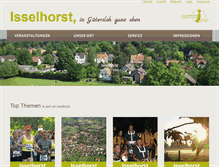 Tablet Screenshot of gt-isselhorst.de
